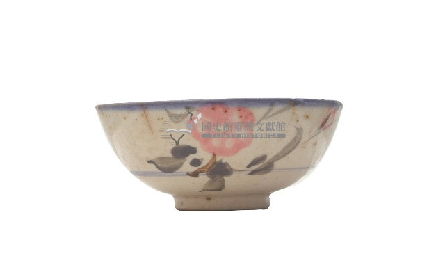 青花彩繪折枝花卉紋碗藏品圖，第1張