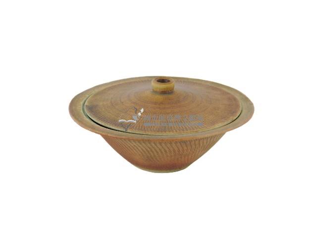 褐釉斗笠型蓋碗藏品圖，第1張