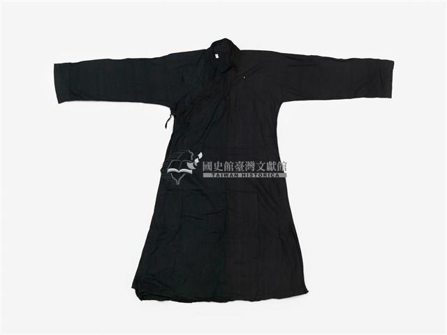 黑色素面長擺戲服藏品圖，第1張