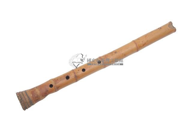 竹製吹簫藏品圖，第1張