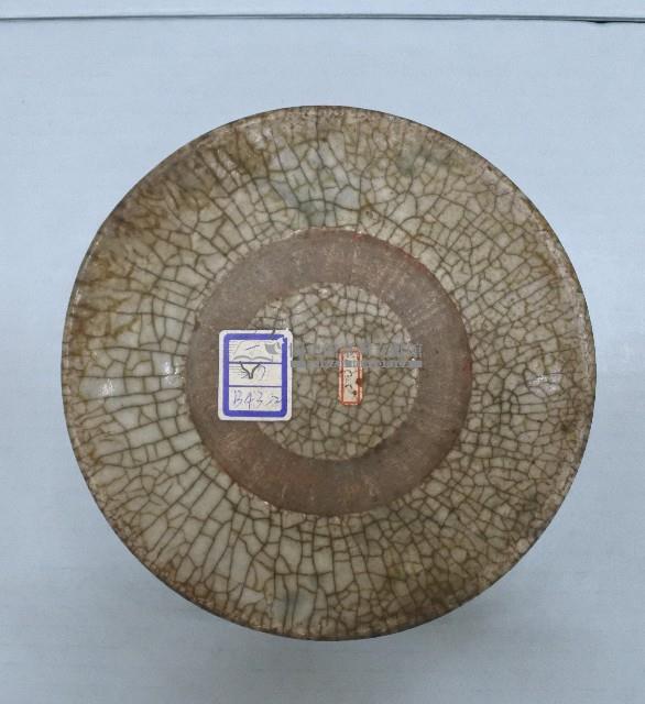 仿哥窯網狀紋開片小型盤藏品圖，第1張