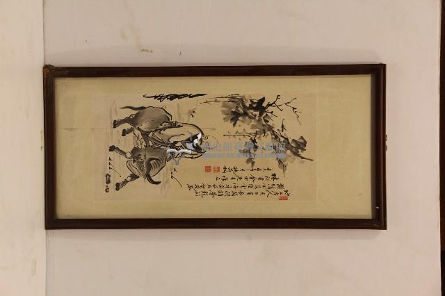 辛未年林品桐繪人物騎牛畫藏品圖，第1張