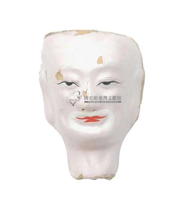 紙紮人臉孔紙糊面具藏品圖，第1張