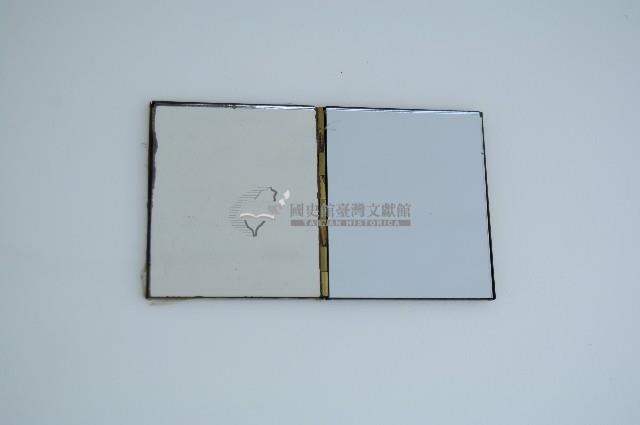 金框折疊隨身鏡藏品圖，第1張