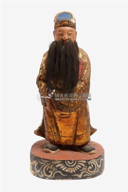 木雕閻羅天子文判像藏品圖，第1張