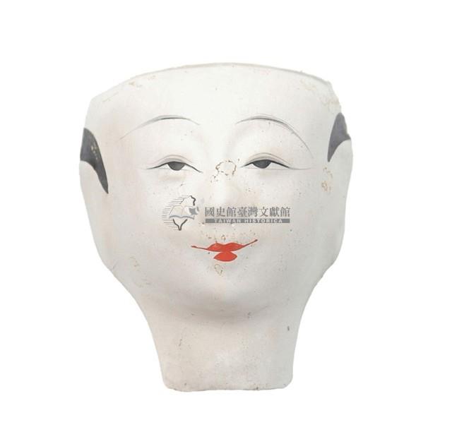 紙紮人臉孔紙糊面具藏品圖，第1張