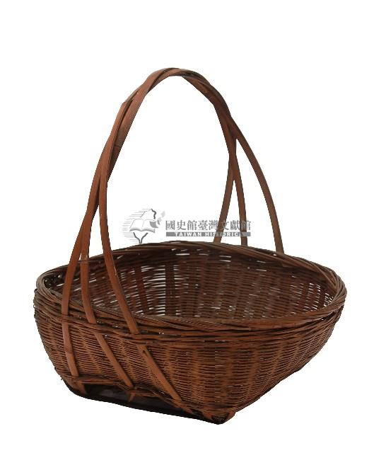 三編織竹編提籃藏品圖，第1張