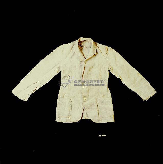 臺灣男性白色西式外套藏品圖，第1張