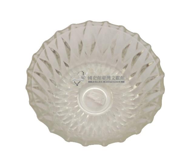 透明菊花口花瓣飾玻璃碗藏品圖，第1張