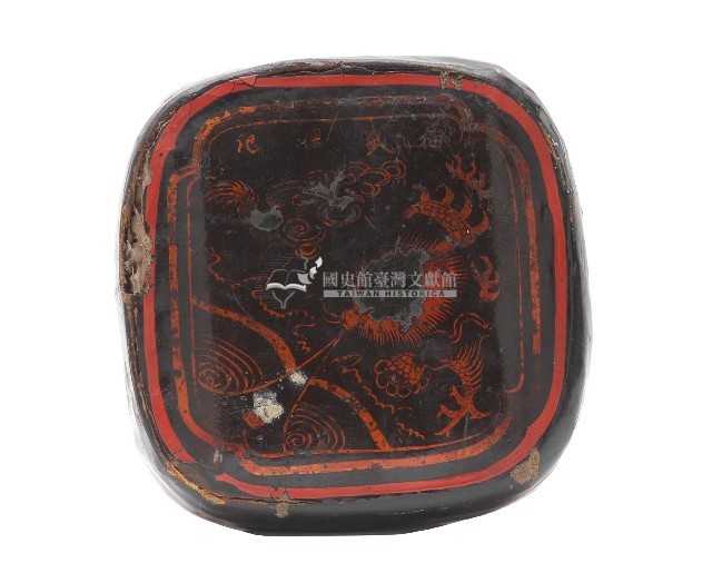 深紅竹製單人皮枕藏品圖，第1張