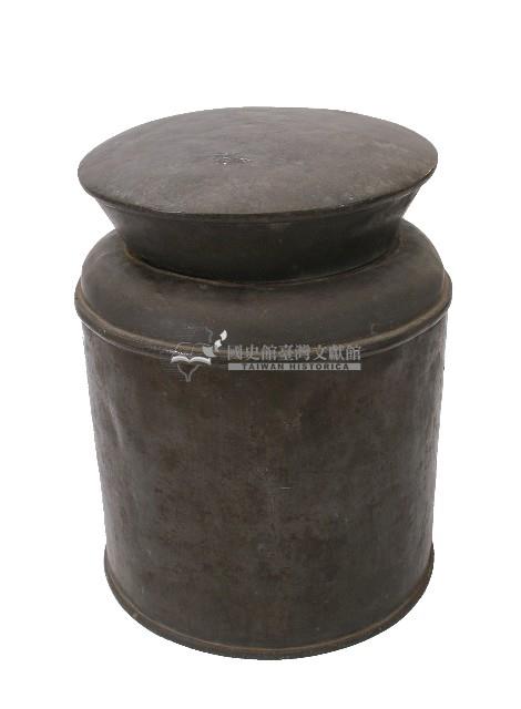 鐵製鐵黑色茶葉罐藏品圖，第1張