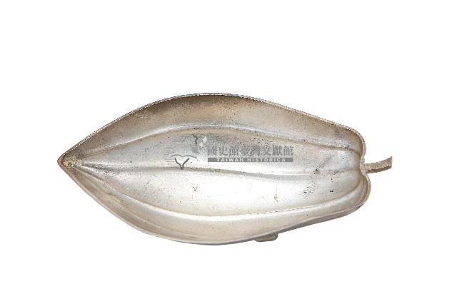 錦綾堂款銀製木瓜形皿藏品圖，第1張