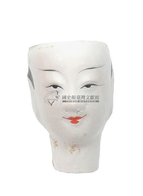 紙紮人臉孔紙糊面具藏品圖，第1張