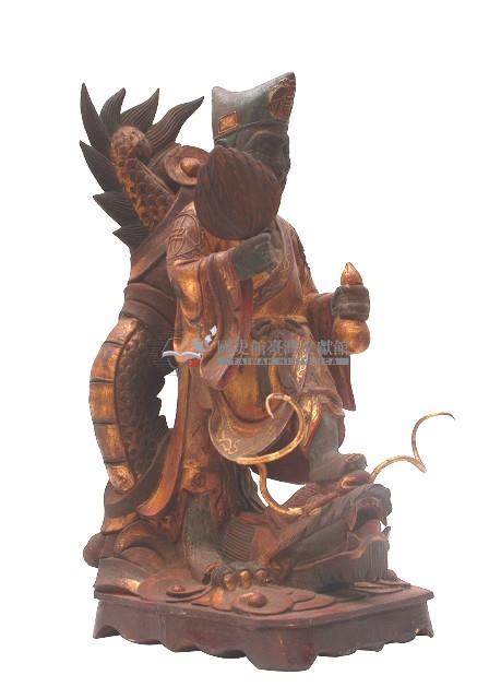 木雕濟公像藏品圖，第1張