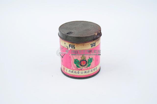 寶島牌香菸鐵製帶蓋圓柱狀盒藏品圖，第1張
