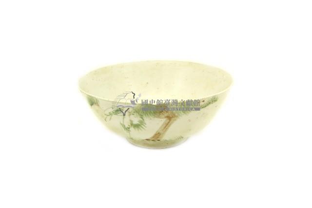 釉上彩樹紋碗藏品圖，第1張