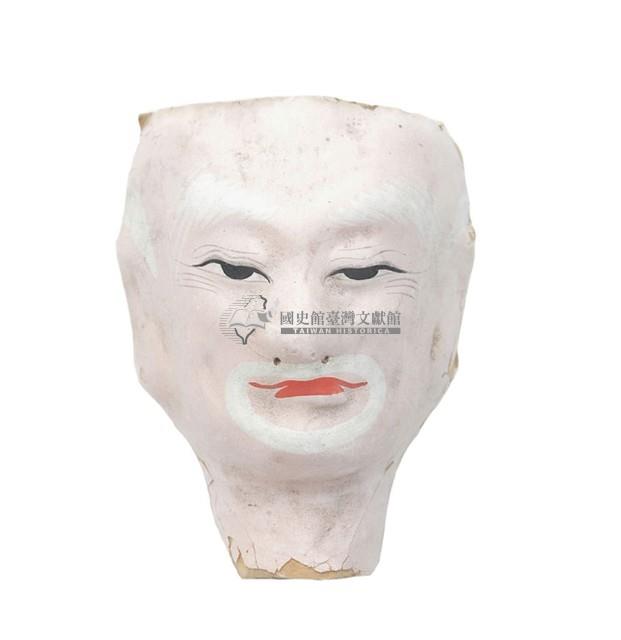 紙紮人臉孔紙糊面具藏品圖，第1張