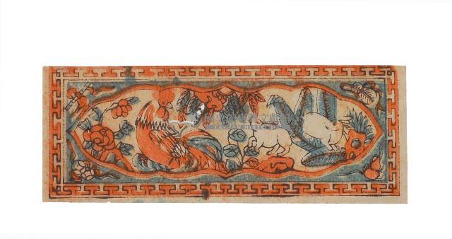 金雞玉兔版畫藏品圖，第1張