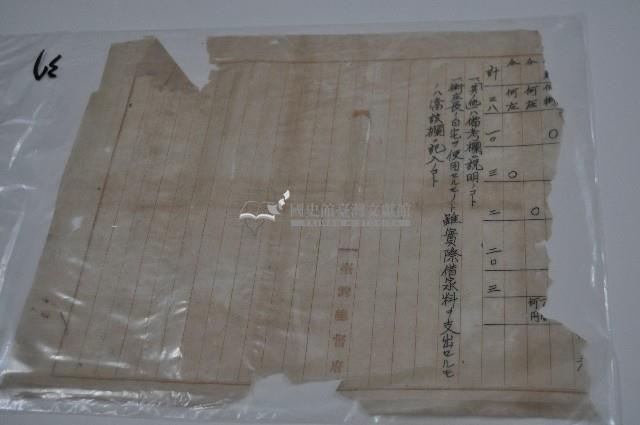 臺中州街庄巡視狀況記載資料藏品圖，第1張