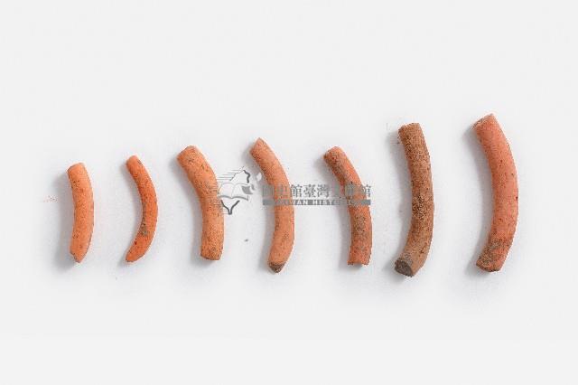 紅褐色陶環殘片（7組）藏品圖，第1張