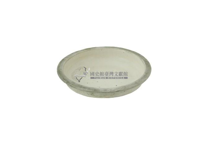 白釉陶碟藏品圖，第1張