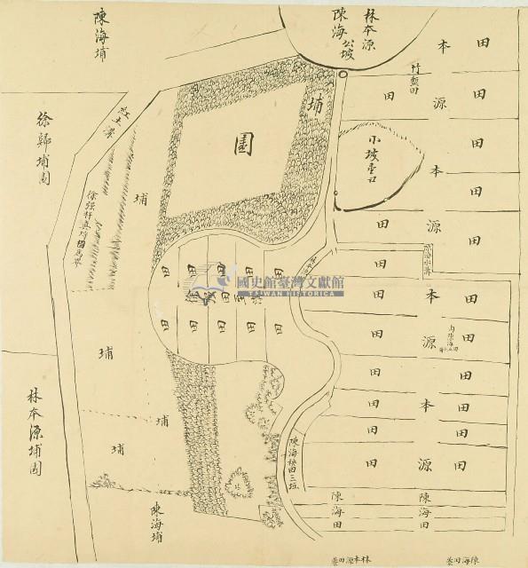 林本源田產圖藏品圖，第1張
