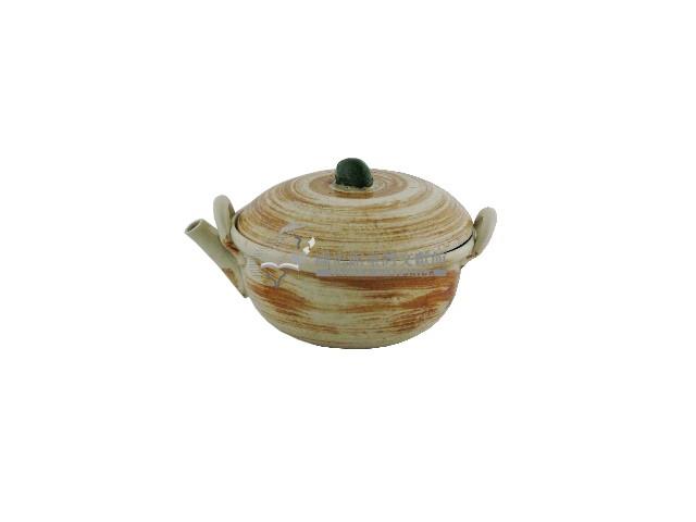 褐釉蓋碗壺藏品圖，第1張