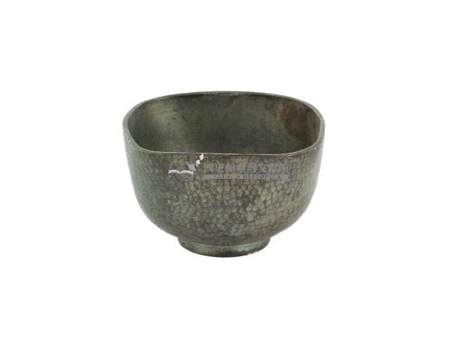 香園閣四委角口深腹銀碗藏品圖，第1張