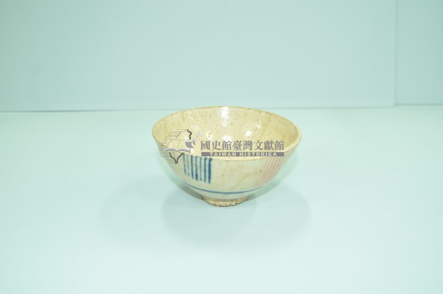 彩繪紅青線紋碗藏品圖，第1張