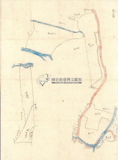 田產番地劃分實測鑑定圖表藏品圖，第1張