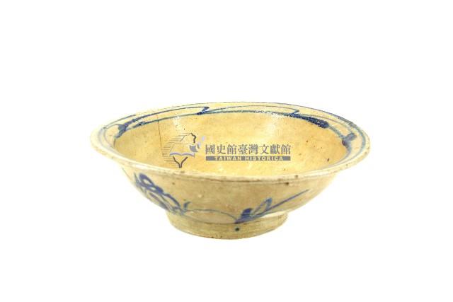 黃釉寫意紋大陶碗藏品圖，第1張