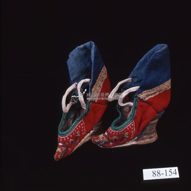 網眼提跟拽跟鼻紅色弓鞋藏品圖，第1張