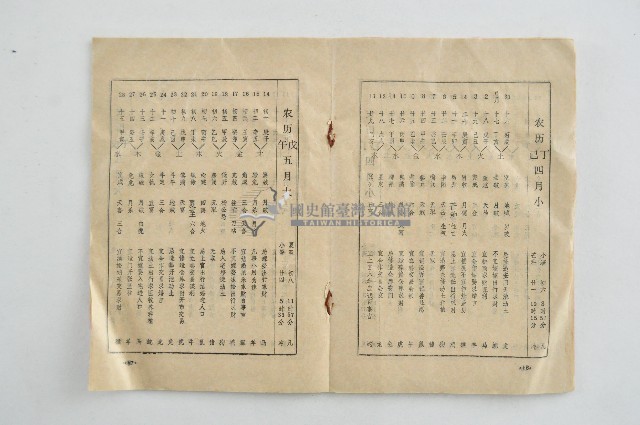 一九八八年通書藏品圖，第11張