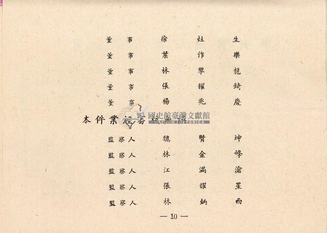 民國六十年王治中央書局股東常會通知書藏品圖，第11張