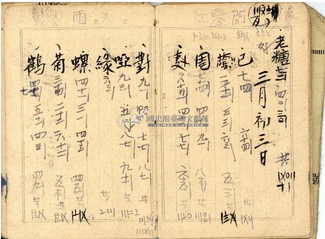 日治時期帳簿藏品圖，第11張