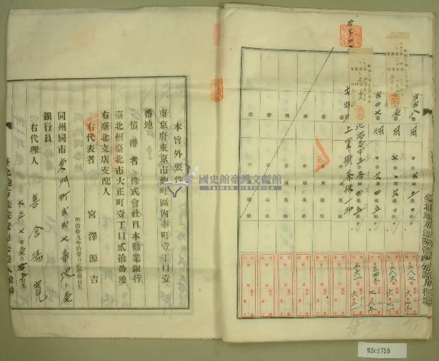 昭和十四年范朝燈、陳對妹年賦償還金員貸借契約証書藏品圖，第11張