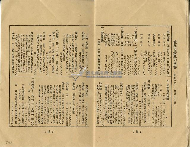 昭和十一年度帝國生命保險株式會社決算概況藏品圖，第11張