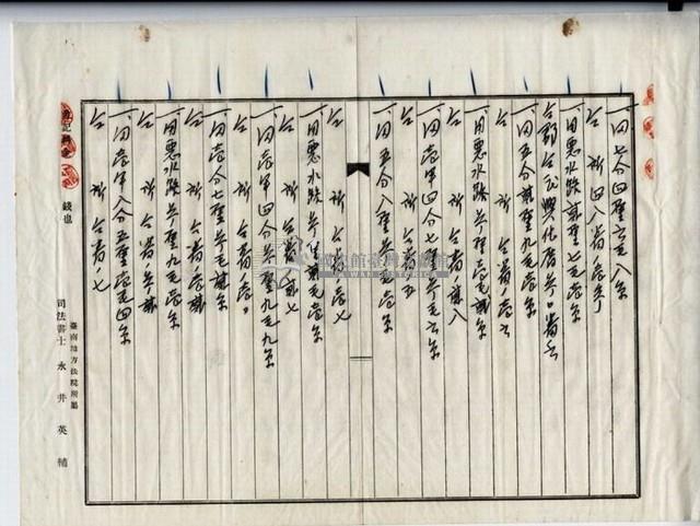 昭和十四年廖溫義土地賣買契約書藏品圖，第11張