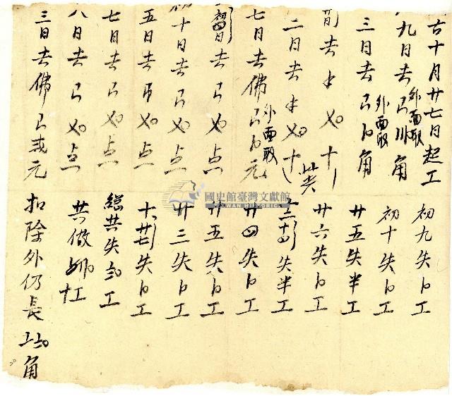 光緒十三年陳協和號出入數簿藏品圖，第21張