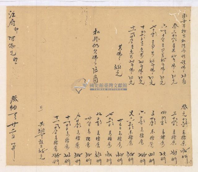 光緒三年陳協和號出入數簿藏品圖，第30張