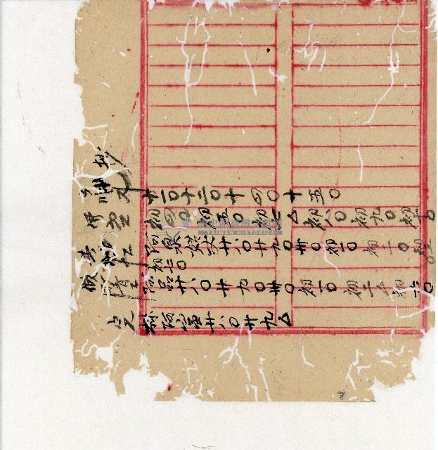 光緒二十年陳協隆號出入數簿藏品圖，第150張