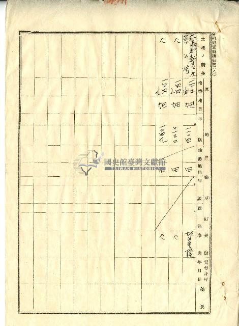 昭和十年官租地共貸解除證明藏品圖，第34張
