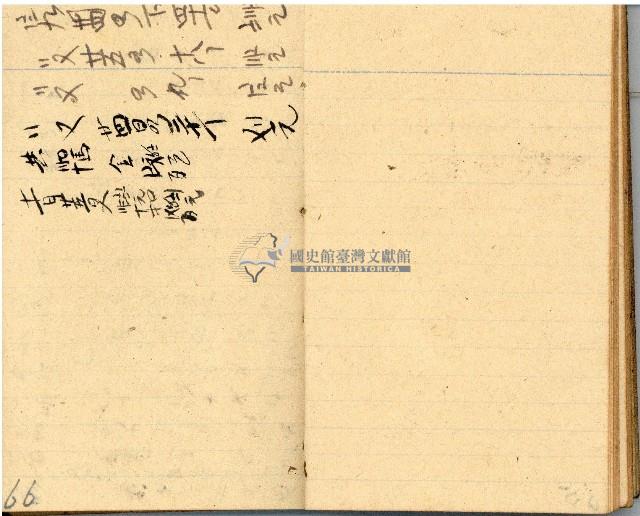 昭和十九年三級上茶葉組合帳簿藏品圖，第64張