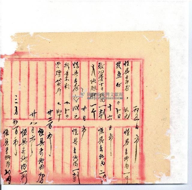 光緒廿二年廿三年廿五年協隆號日清簿藏品圖，第144張