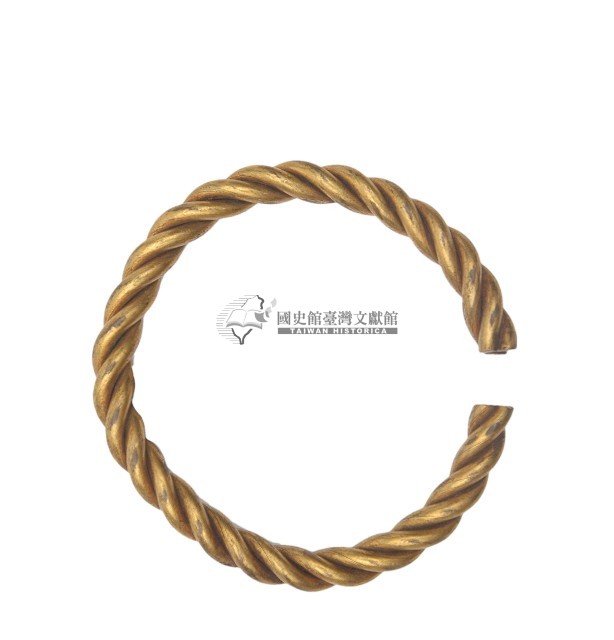 金屬製繩紋手環一對藏品圖，第4張