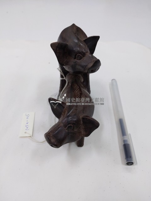 木雕豬隻藏品圖，第4張