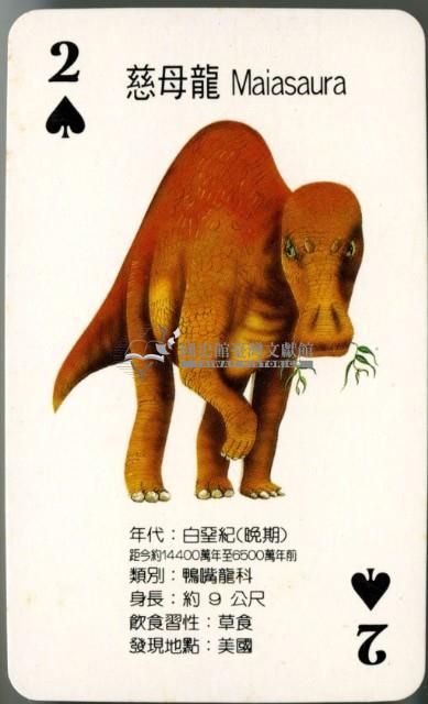 恐龍圖鑑創意撲克牌1藏品圖，第4張