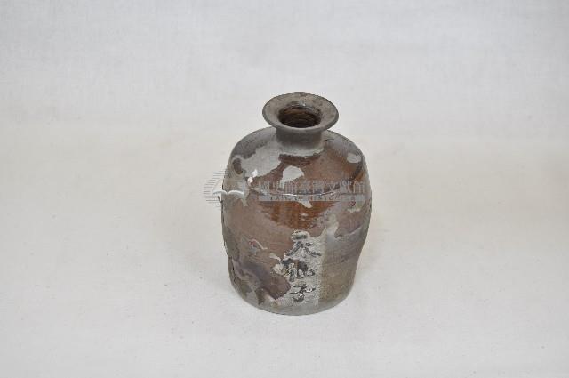 褐釉敞口細頸寬腹陶瓶（五件）藏品圖，第4張