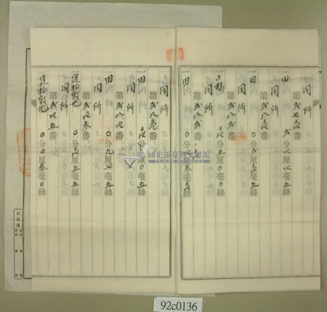 大正十三年范朝燈共有權壹部賣渡証書藏品圖，第4張