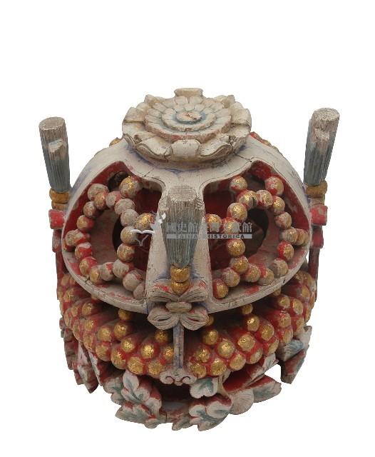 木吊筒 一對藏品圖，第4張